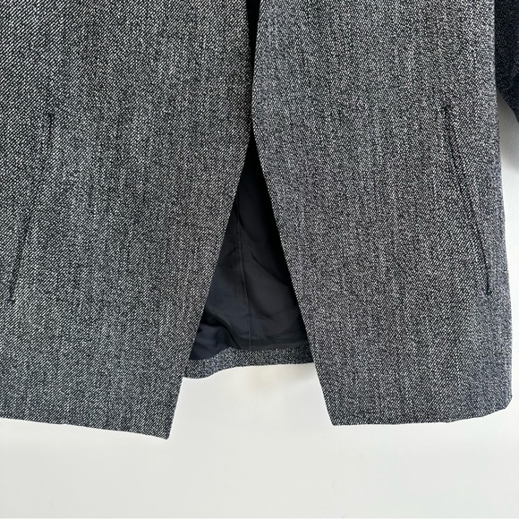 Babaton Power Hip Blazer Size 0 Black Grey Melange Aritzia - Picture 7 of 12